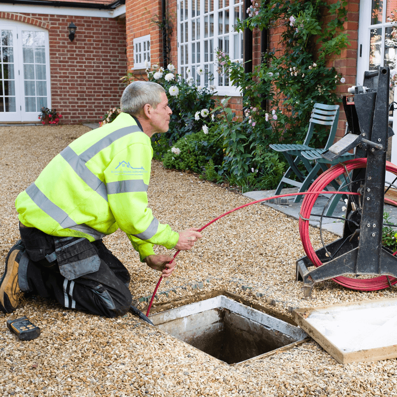 Blocked Drain Dorchester carrying out a CCTV Survey